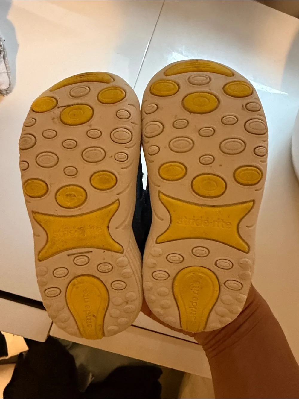 Blue & Yellow stride rite Kids Sneakers